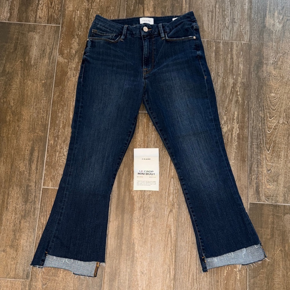 Frame Le Crop Mini Boot Mid-rise Jeans